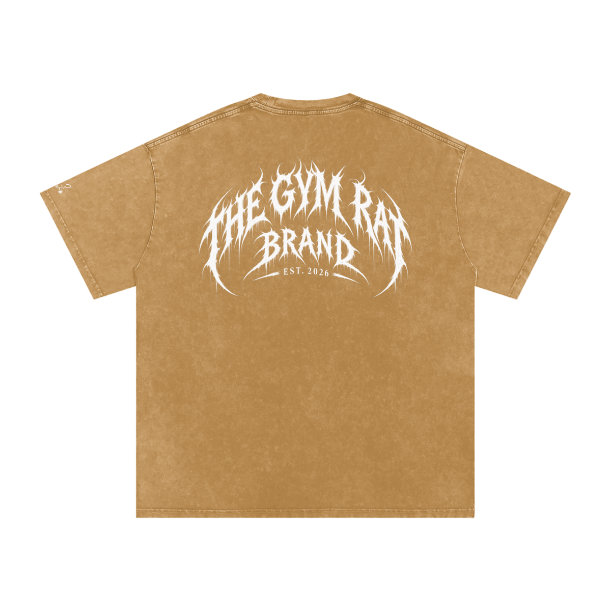 Mens The Gym Rat Brand Gothic Oversize Tee