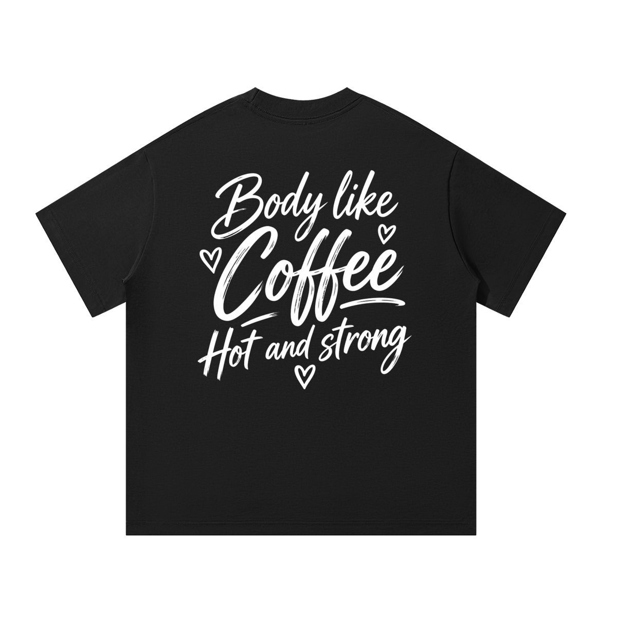 Women’s Body Life Coffee Heavyweight Oversized T-Shirt