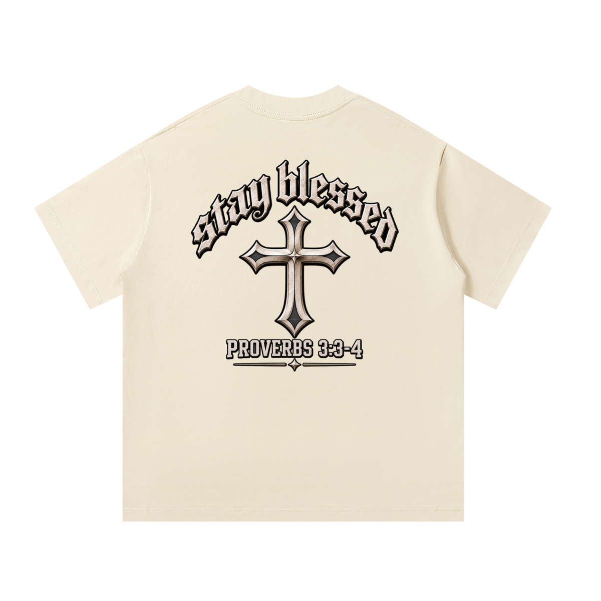 Men’s “Stay Blessed” Armor of God Heavyweight Oversized Tee