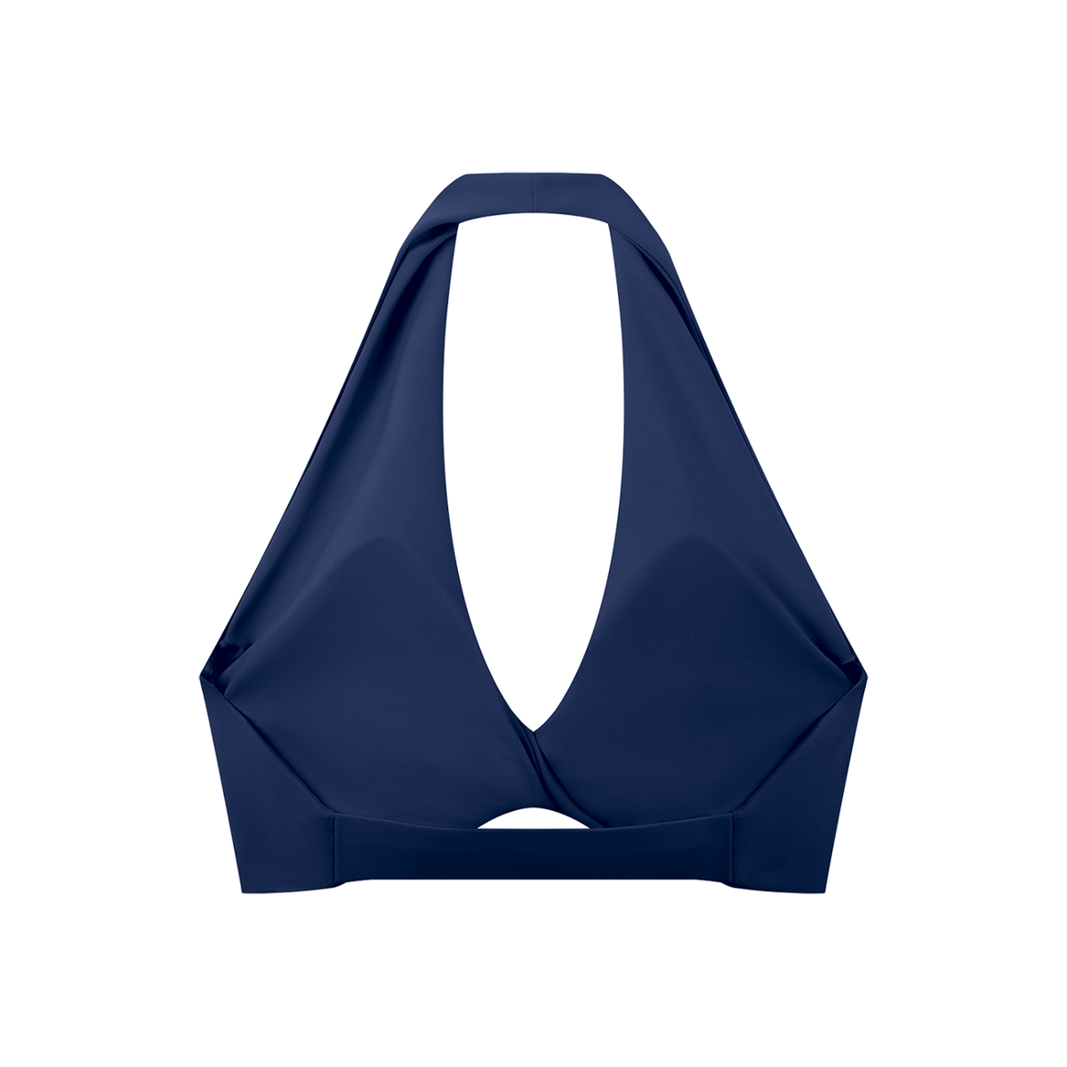 Women's Pleated Halter Sports Bra