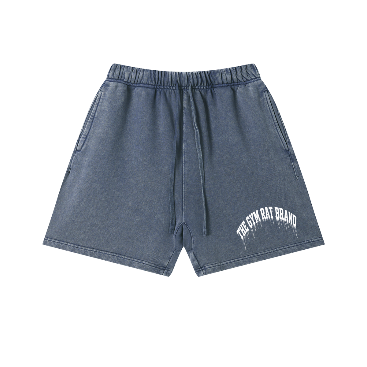 Men’s The Gym Rat Brand Drip Heavyweight Vintage Washed Shorts