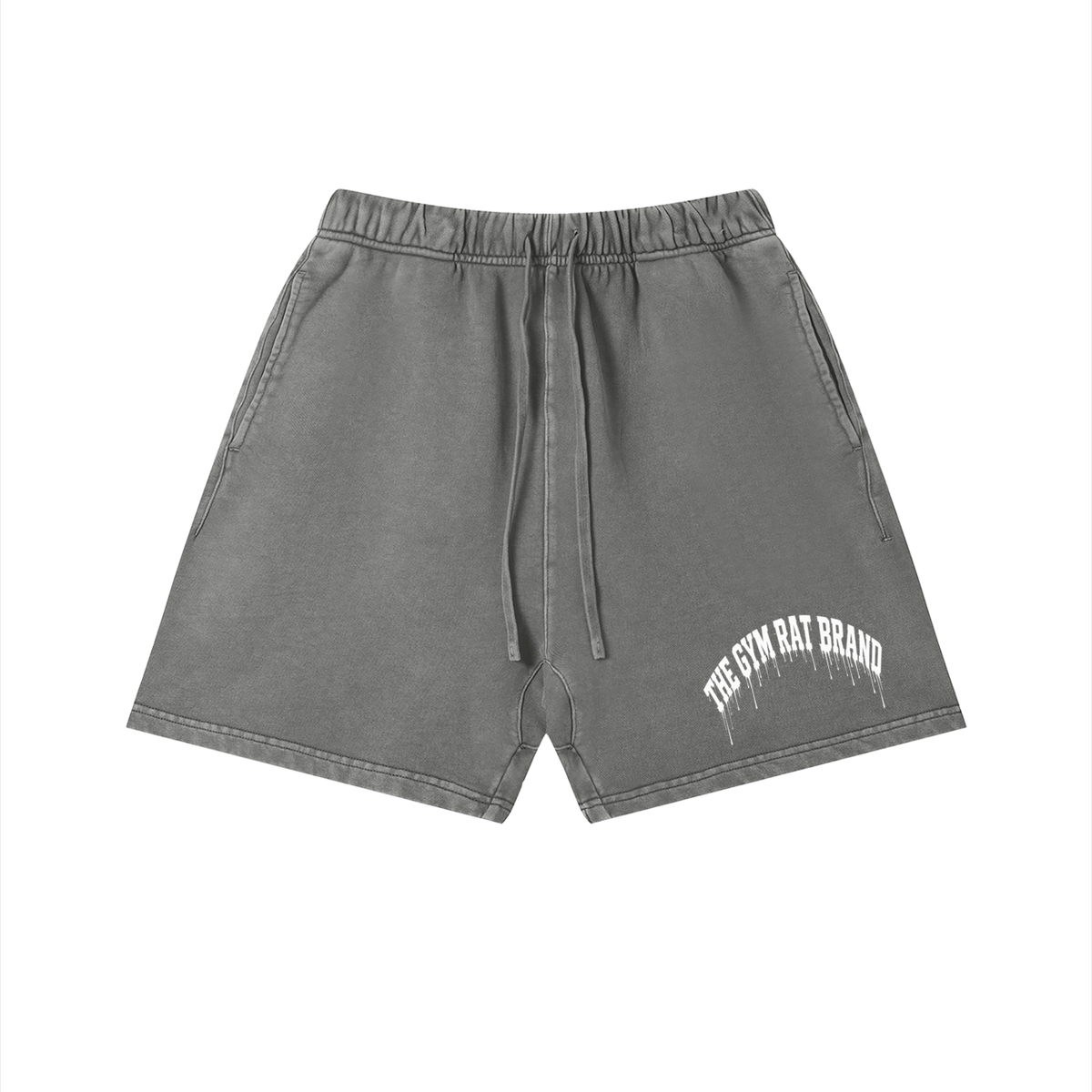 Men’s The Gym Rat Brand Drip Heavyweight Vintage Washed Shorts