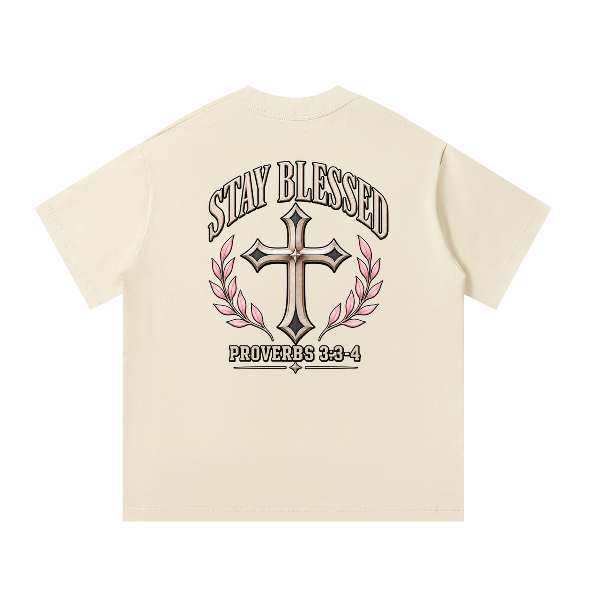 Women’s “Stay Blessed” Armor of God Heavyweight Oversized Tee