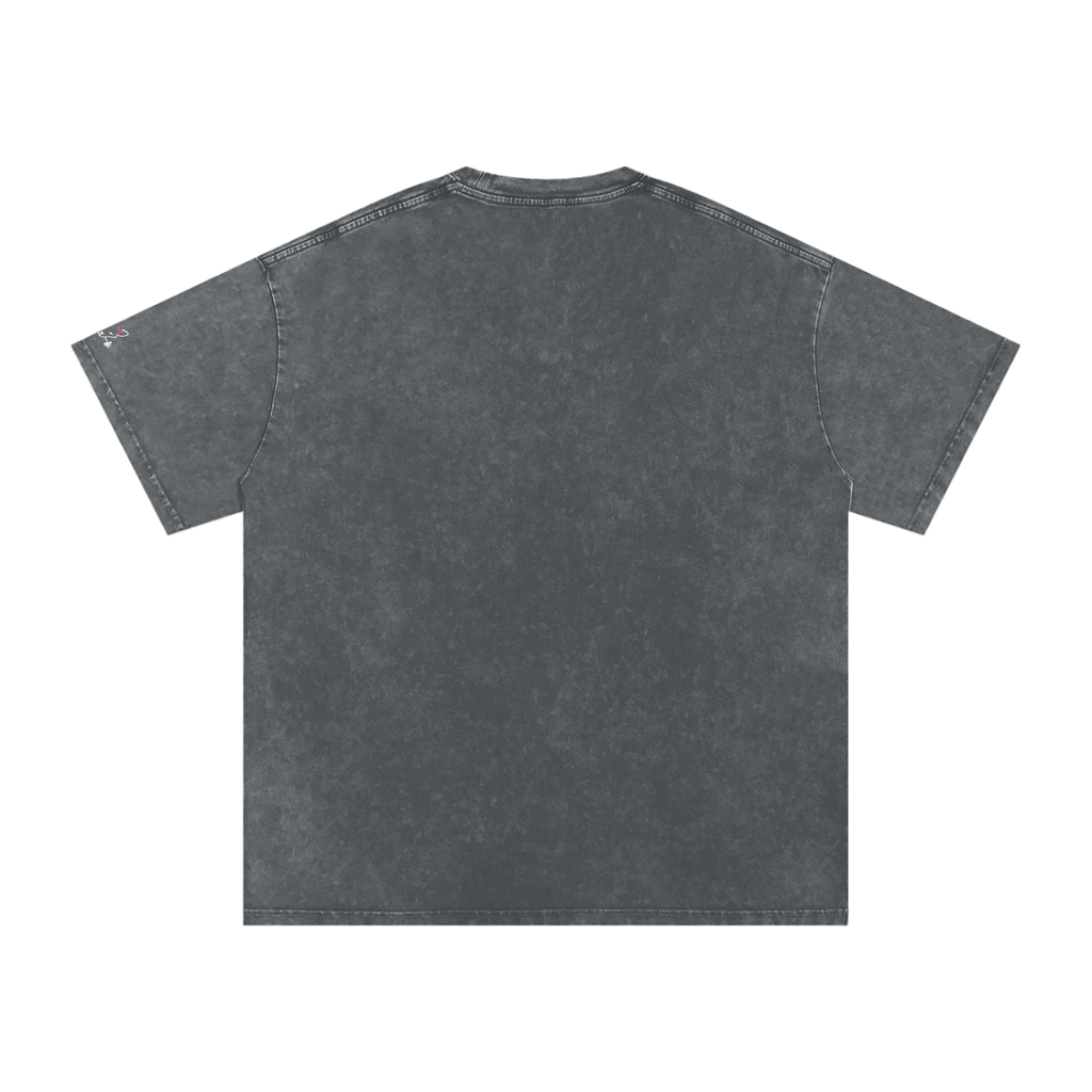 Women’s Oversize The Gym Rat Brad Drip Vintage Snow Wash Tee