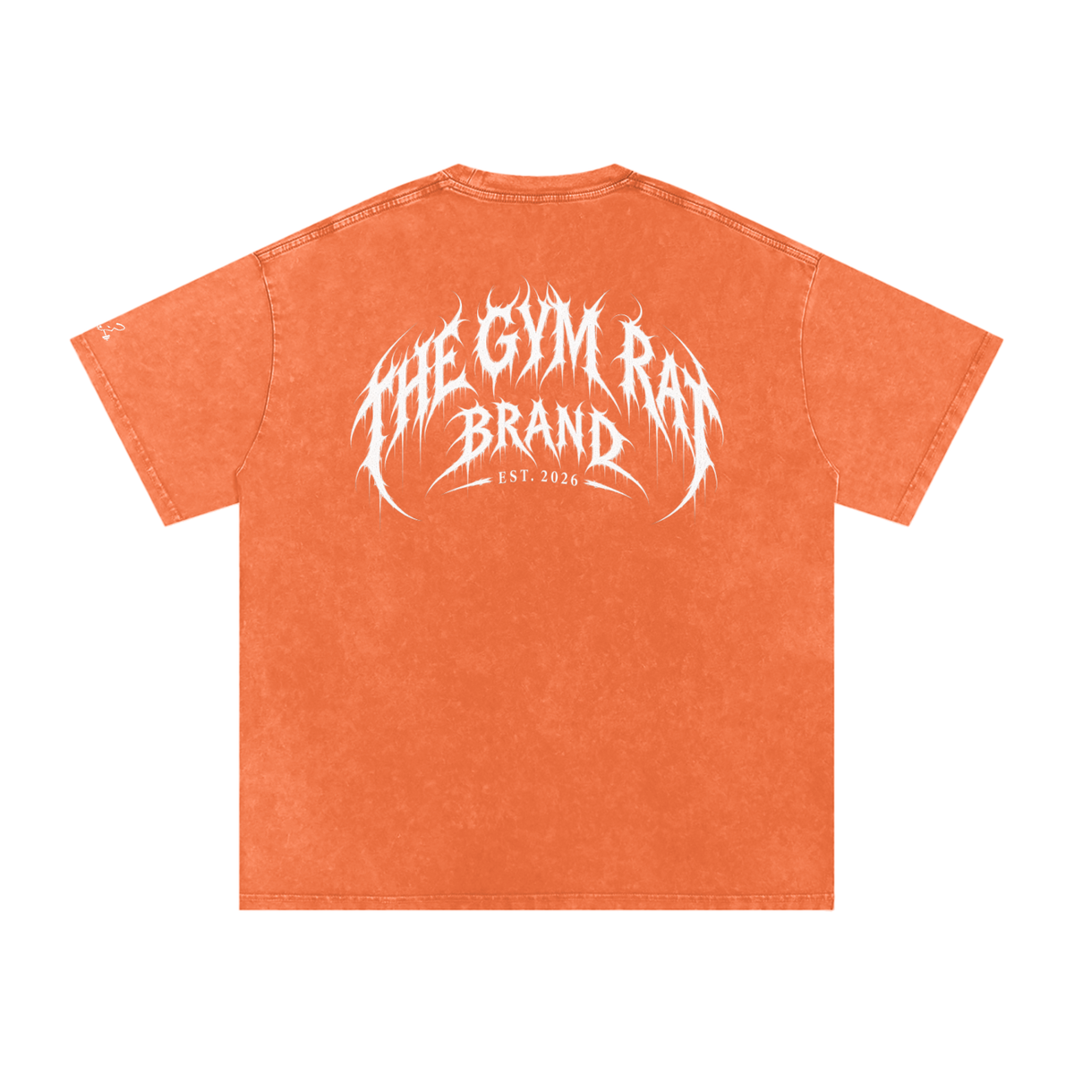 Mens The Gym Rat Brand Gothic Oversize Tee