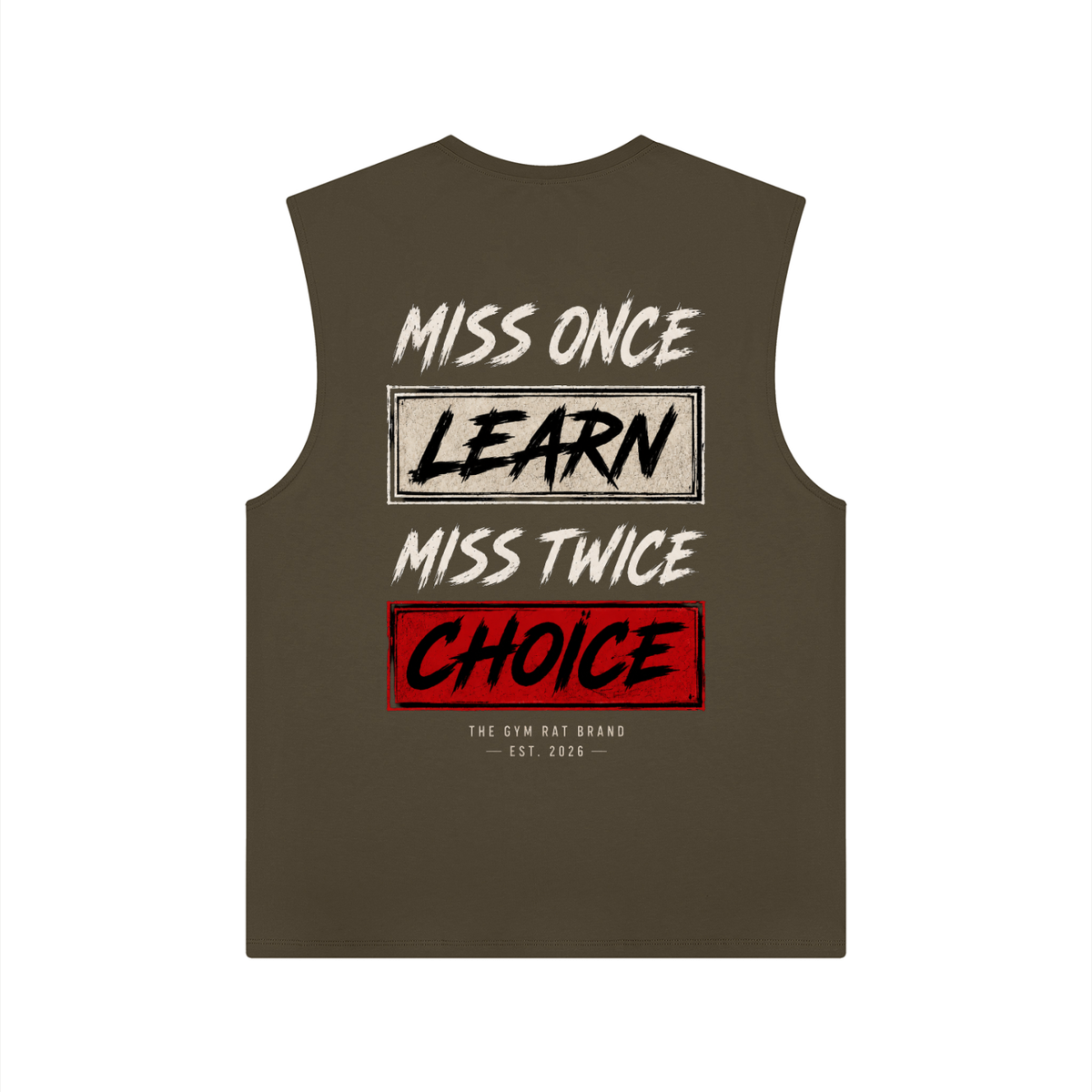 Men’s Miss Once  Performance Tank Top