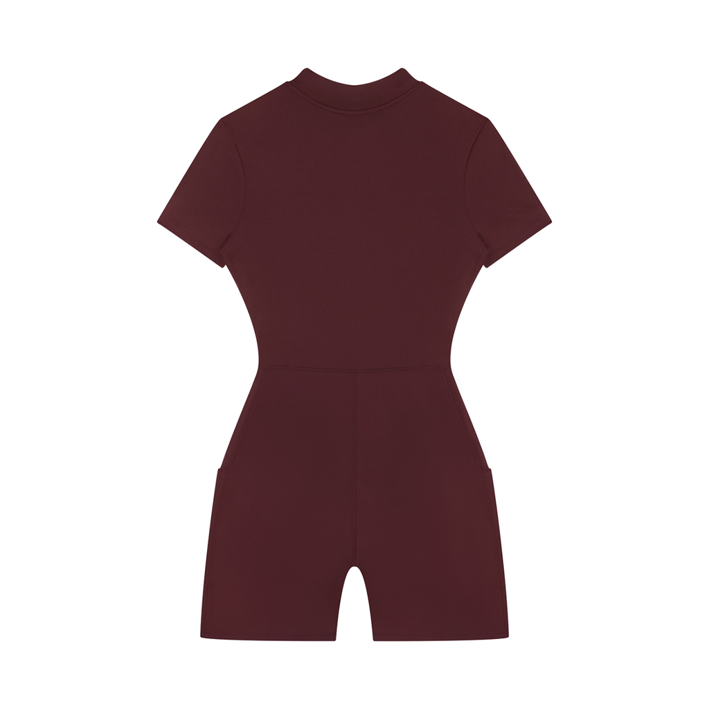 Women's TGR Quarter-Zip Short Sleeve Romper