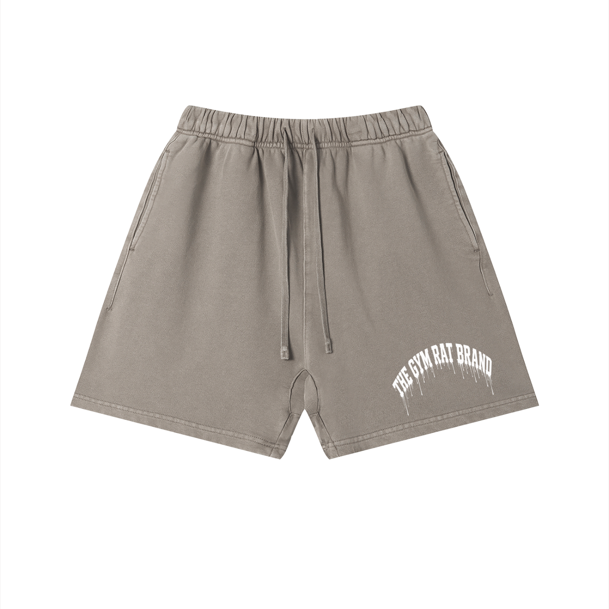 Men’s The Gym Rat Brand Drip Heavyweight Vintage Washed Shorts