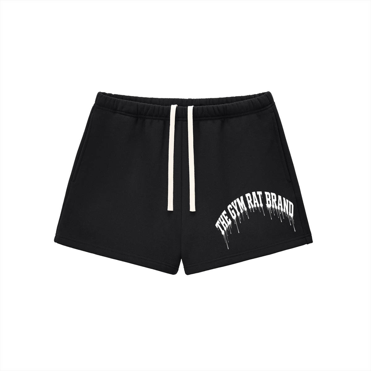 Women’s The Gym Rat Brand Essential Fleece Drawstring Sweat shorts
