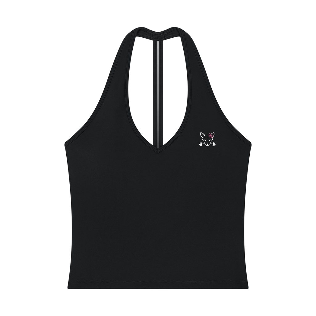 Women’s Halter V-Neck Yoga Tank Top