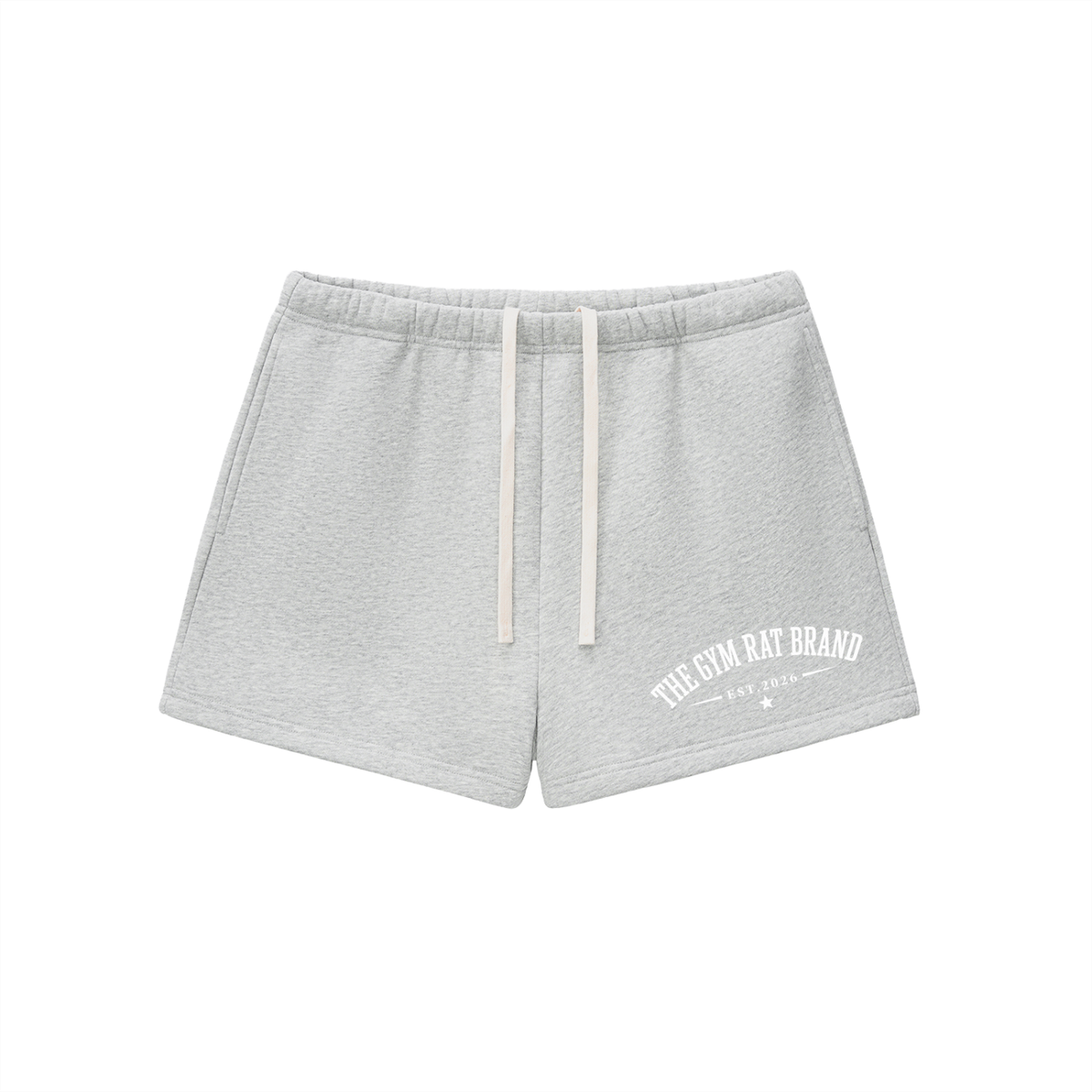 Women’s The Gym Rat Brand Essential Fleece Drawstring Sweat shorts
