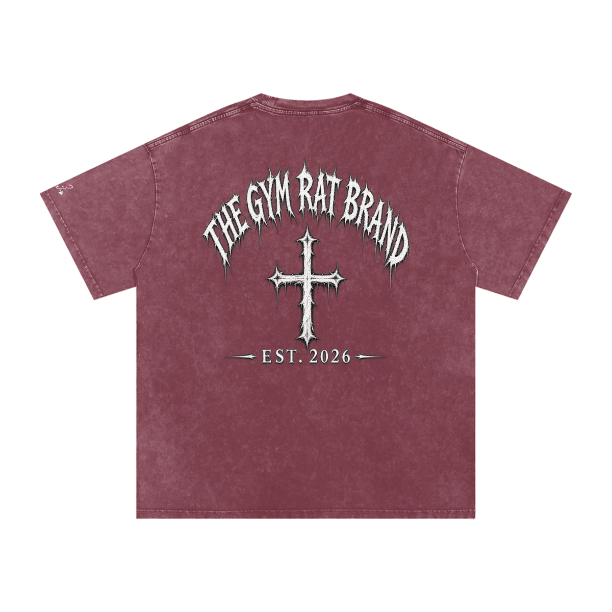 Women’s The Gym Rat Brad Cross Vintage Snow Wash Tee