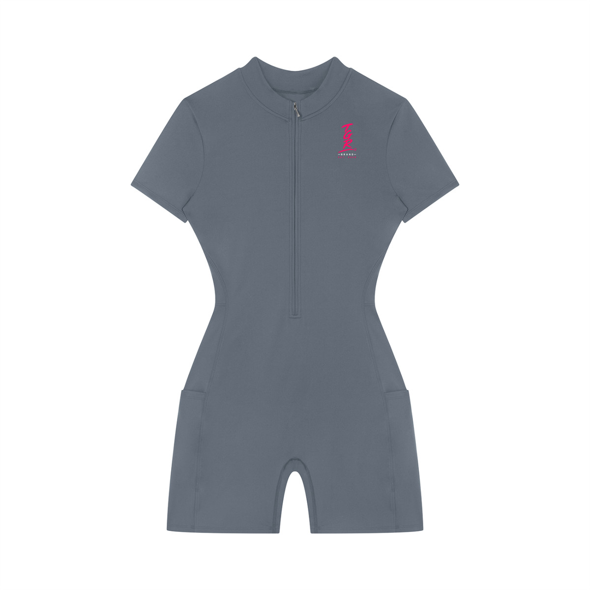 Women's TGR Quarter-Zip Short Sleeve Romper