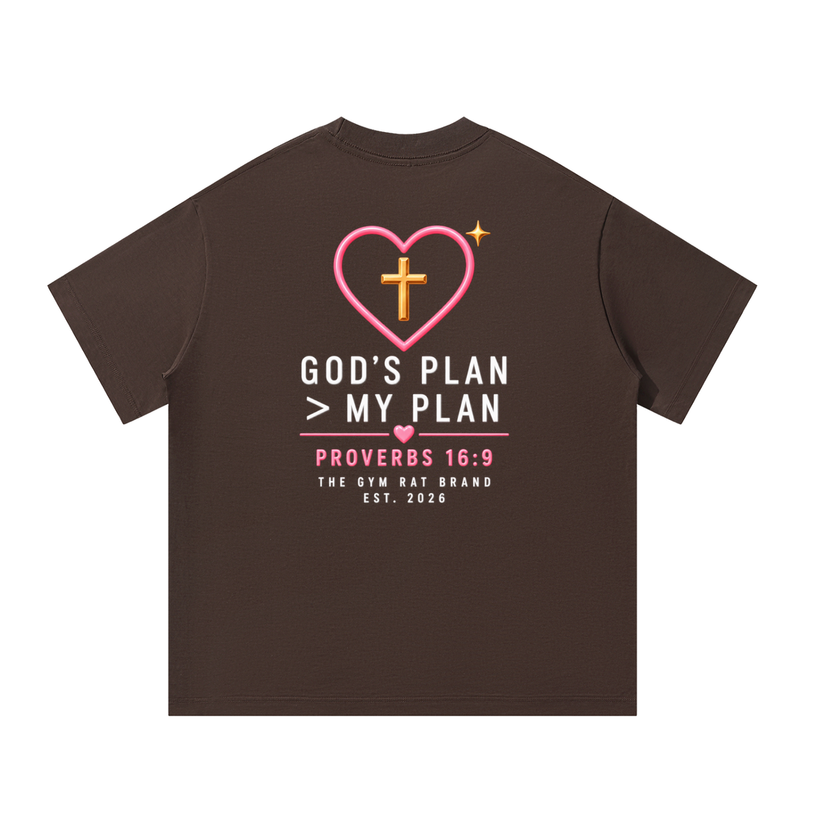 Women’s Armor of God Heavyweight Oversized Tee "God's Plan"