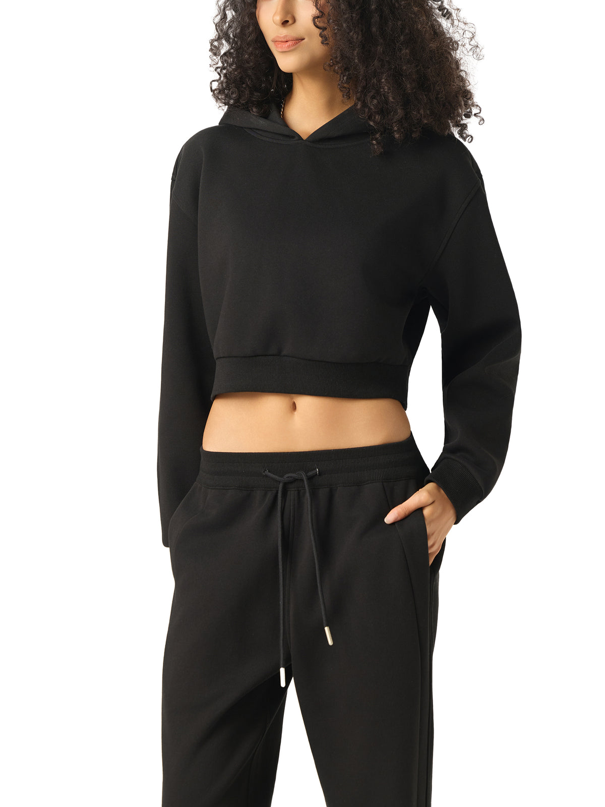Women’s The Gym Rat Brand Varsity Heavyweight Cropped Hoodie