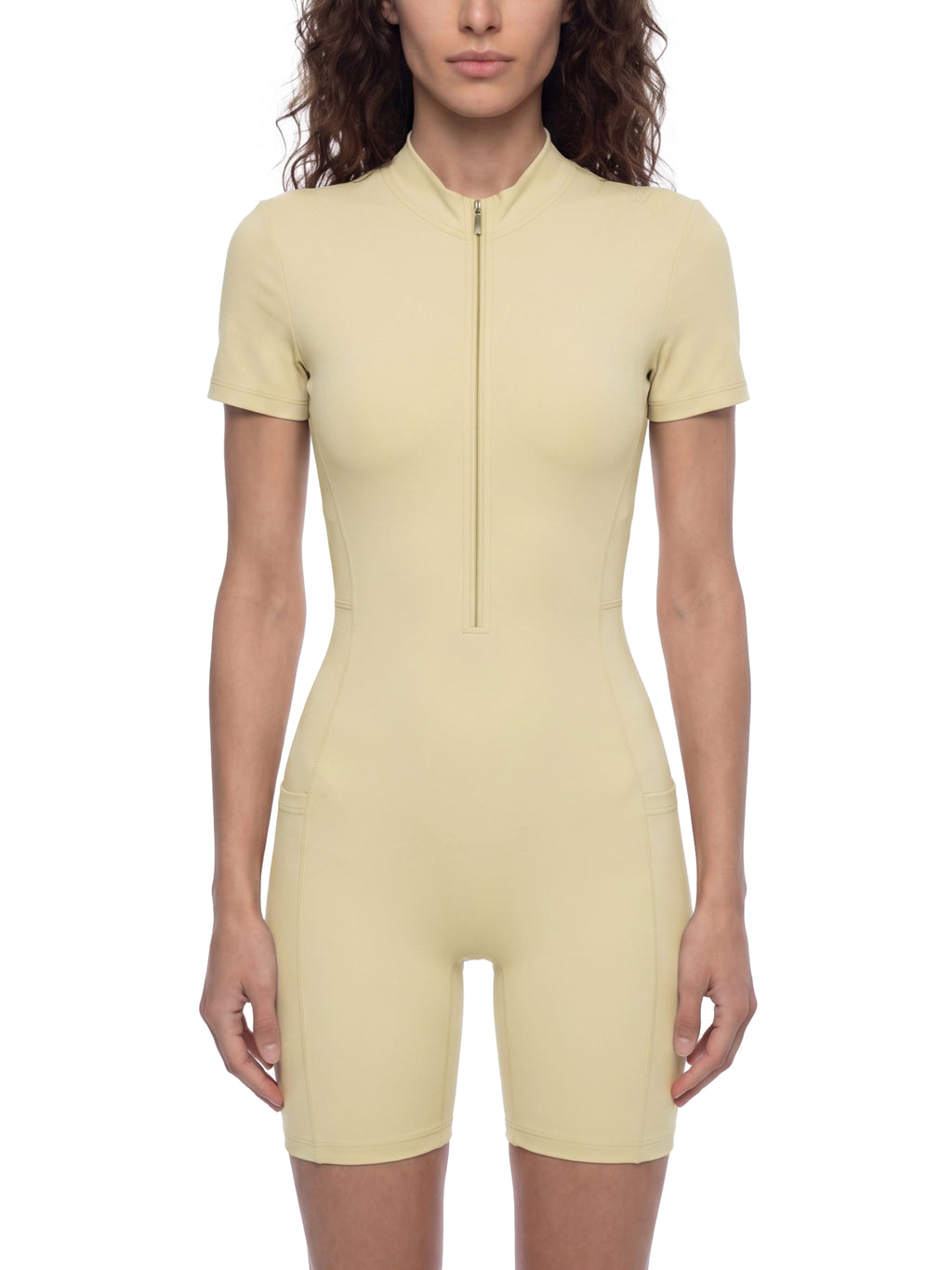 Women's TGR Quarter-Zip Short Sleeve Romper