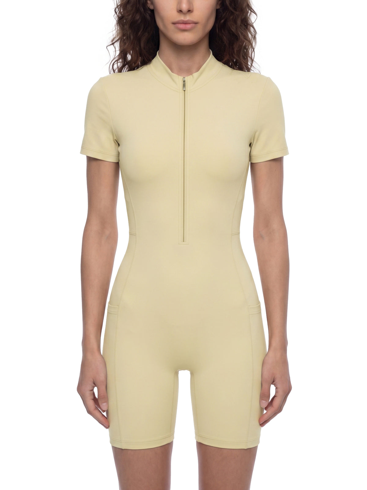 Women's TGR Quarter-Zip Short Sleeve Romper