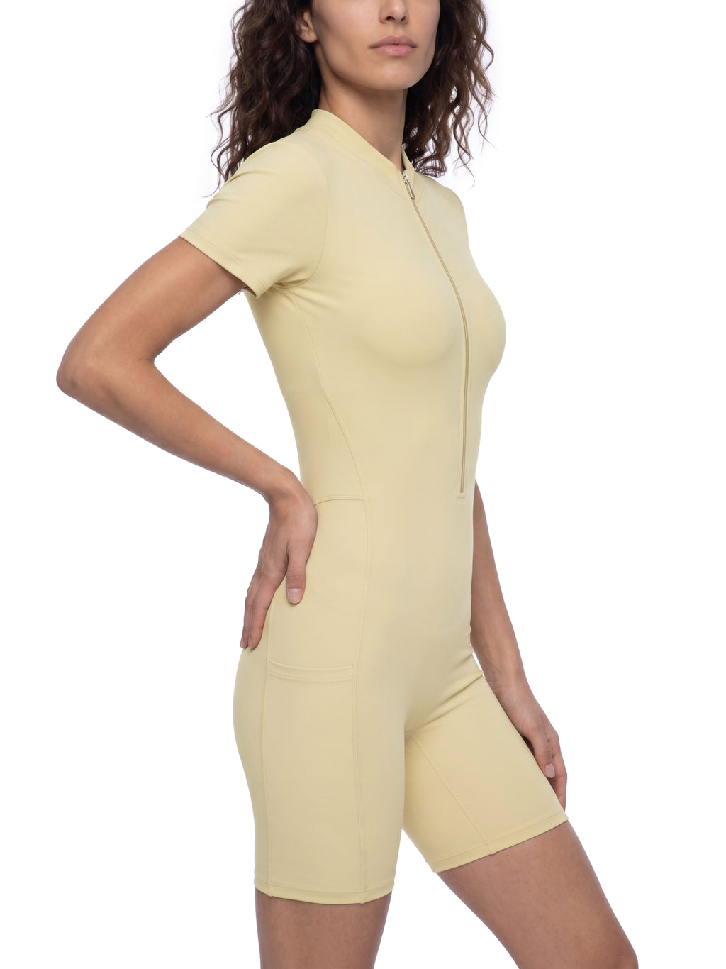 Women's TGR Quarter-Zip Short Sleeve Romper