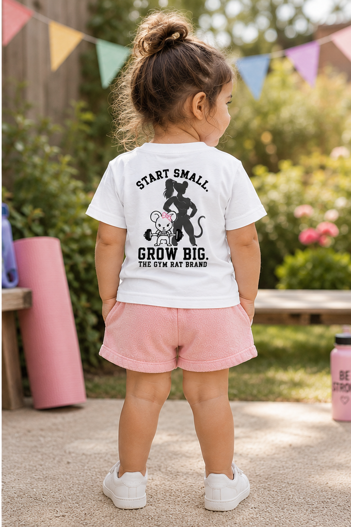 Gym Mice Girls Toddler Short Sleeve Tee